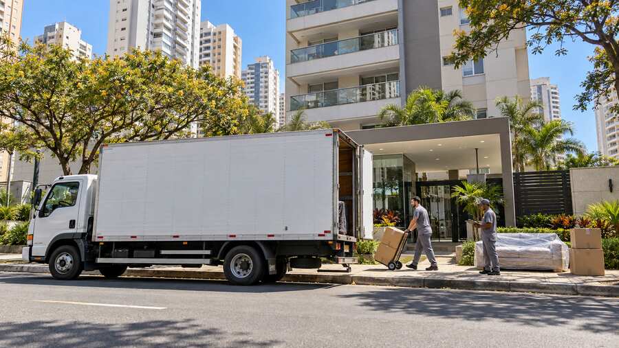 Caminhão de mudanças em Goiânia